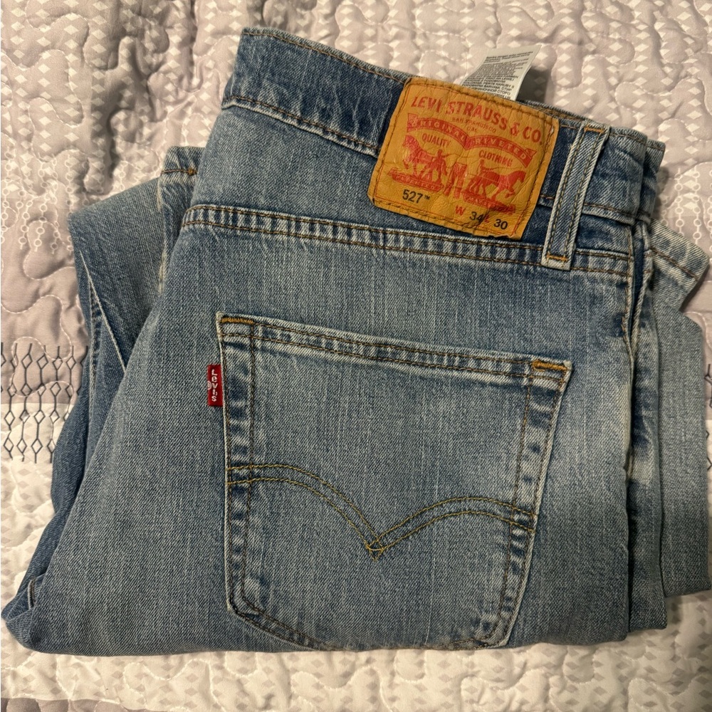 Levi's 527 (34x30) men’s slim bootcut jeans